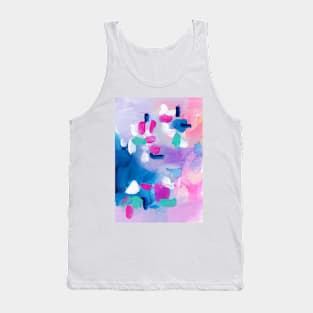 Modern Pastel Abstract Painting, Colorful Contemporary Painting 10 Tank Top